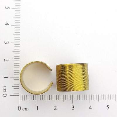 ANEL FALANGE REGULAVEL CHEIO LIXADO C/ 2 FUROS