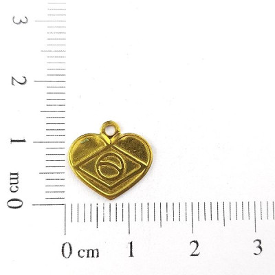 AC LATÃO CORAÇÃO M BANDEIRA BRASIL 1 ARG