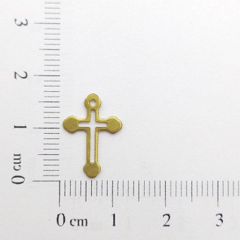 AC LATÃO CRUZ P LISA VZD 1 FURO