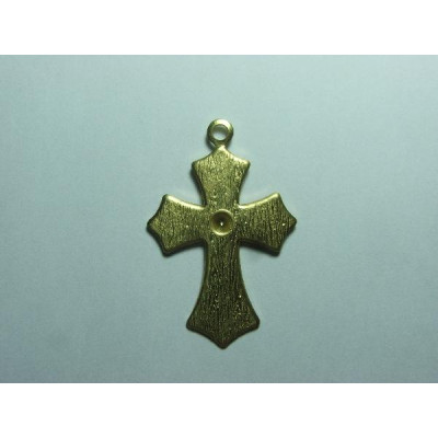 AC LATÃO CRUZ PONTA MADEIRA P/ PEDRA 1 ARG