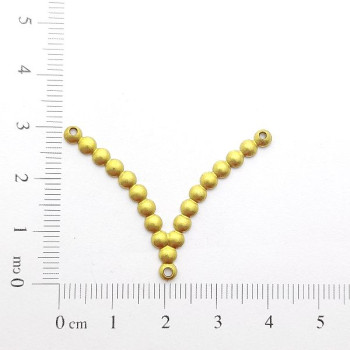 AC LATÃO REDONDOS FORMATO V LISO 3 FUROS