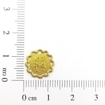 AC LATÃO REDONDO CASAL COWBOY BORDA FUROS