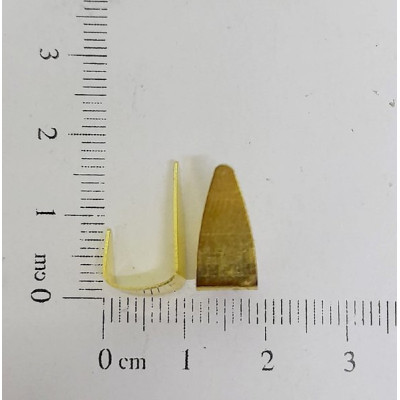 AC LATÃO  NAVETE P LISA S/ CABEÇA