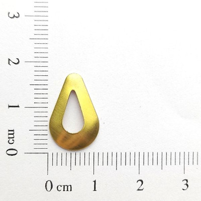 AC LATÃO GOTA ABL LISA MEIO VZD S/ FURO