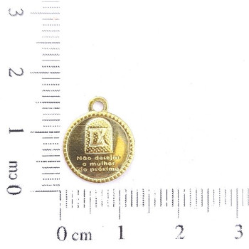 AC LATÃO MINI MANDAMENTO IX 1 ARG