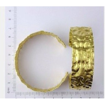 AC LATÃO BRACELETE 18MM AMASSADO S/ FUROS