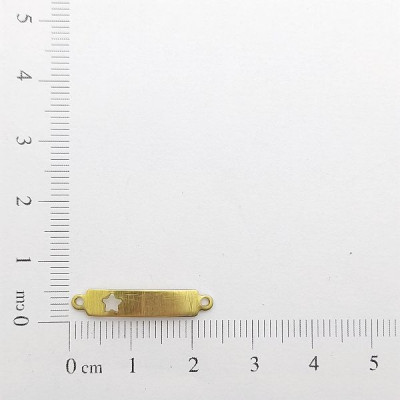 AC LATÃO PLAQUINHA BABY ESTRELA