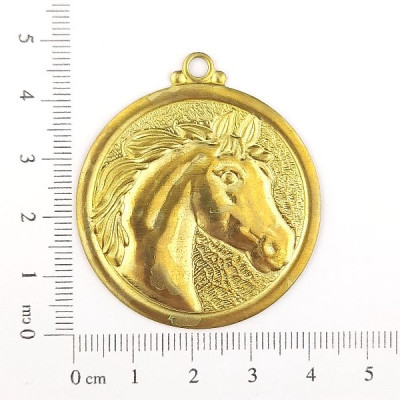 AC LATÃO REDONDO G FACE DE CAVALO 1 ARG