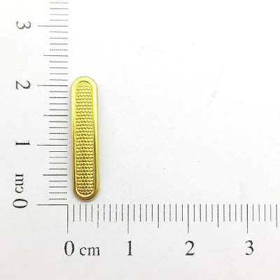 AC LATÃO PALITO LARGO TXT CURVADO S/ FURO