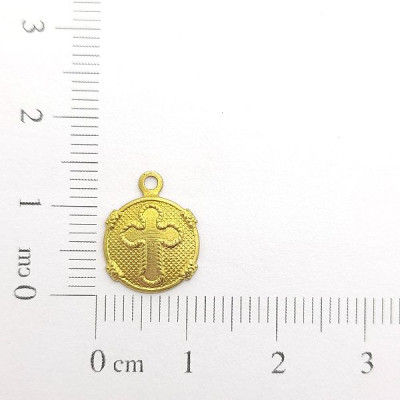 AC LATÃO REDONDO CRUZ CHEIO 1 ARG