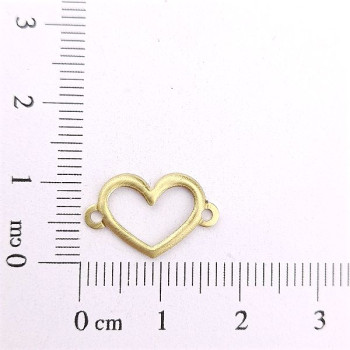 AC LATÃO CORAÇÃO P 13MM LISO VZD 2 ARG