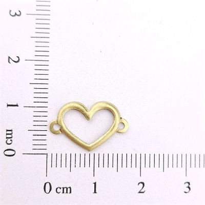 AC LATÃO CORAÇÃO P 13MM LISO VZD 2 ARG