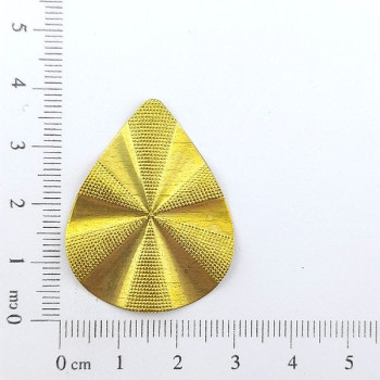 AC LATÃO GOTA G ONDULADA LISO TXT S/ FURO