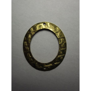 AC LATÃO REDONDO G VZD TXT TRANÇADO 2 FUROS