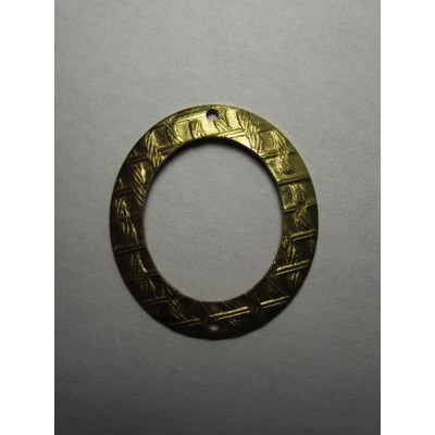 AC LATÃO REDONDO G VZD TXT TRANÇADO 2 FUROS