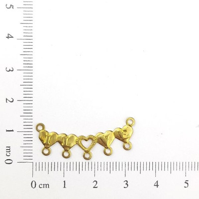 AC LATÃO CANGA 5 CORAÇÕES I LOVE 7 ARG