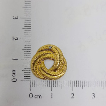 AC LATÃO BUMERANG P 16MM UM FURO