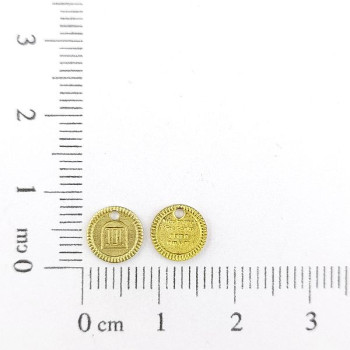 AC LATÃO REDONDO P MANDAMENTO II 1 FURO