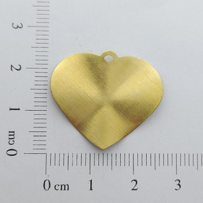 AC LATÃO CORAÇÃO ONDULADO G 1 ARG