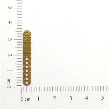 AC LATÃO PALITO TXT 7 FUROS 1,5 MM DIÂMETRO 1 FURO
