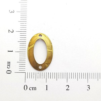 AC LATÃO OVAL M LISO VZD ABL S/ FURO