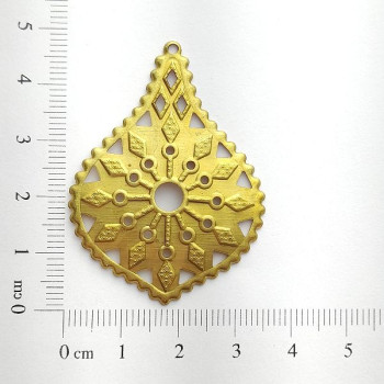 AC LATÃO GOTA FORMAS GEOMATRICAS VZD 1 FURO