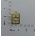 AC LATÃO PLACA 18MM ESTRELA DE DAVI 1 ARG