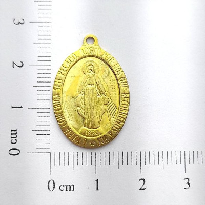 AC LATÃO MEDALHA NSS SRA DAS GRACAS 1 ARG