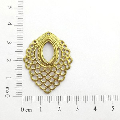 AC LATÃO NAVETE ESCAMAS VZD 1 FURO