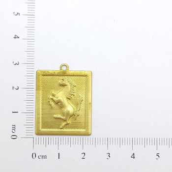 AC LATÃO PLACA CAVALO 1 ARG