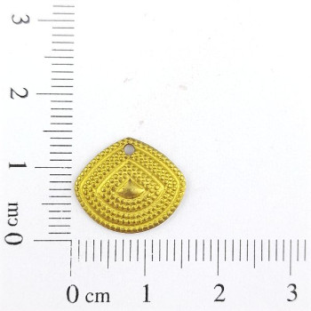 AC LATÃO LEQUE P BOLINHAS 1 FURO