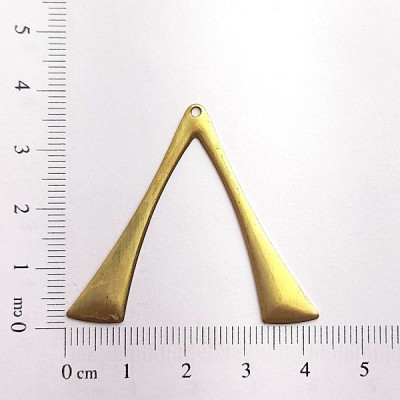 AC LATÃO FORQUILHA LISA 1 FURO