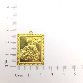 AC LATÃO PLACA M SÃO JORGE BORDA 1 ARG