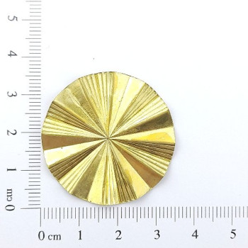 AC LATÃO REDONDO G ONDULADO RISCADO S/ FURO