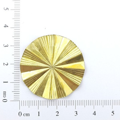 AC LATÃO REDONDO G ONDULADO RISCADO S/ FURO