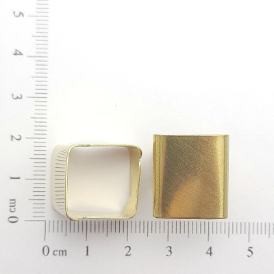 AC LATÃO ANEL REGULAVEL QUADRADO