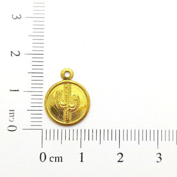 AC LATÃO REDONDO P CACTO BORDA LISA 1 ARG