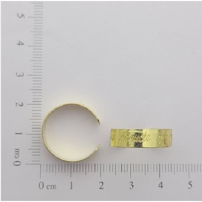 AC LATÃO ANEL REGULAVÉL TUDO POSSO S/ FURO