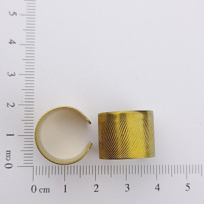 AC LATÃO ANEL FALANGE REGULAVEL ONDAS 2 FUROS