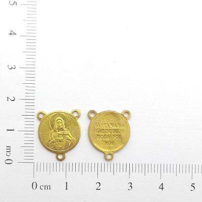 AC LATÃO TERÇO SC JESUS FRENTE E VERSO