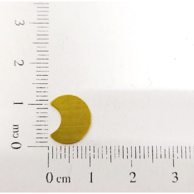 AC LATÃO LUA G LISA RETA S/ FURO