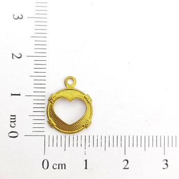 AC LATÃO REDONDO CORAÇÃO VZD 1 ARG