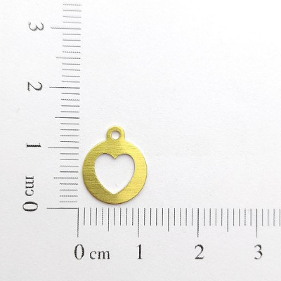 AC LATÃO REDONDO P CORAÇÃO VZD 1 ARG