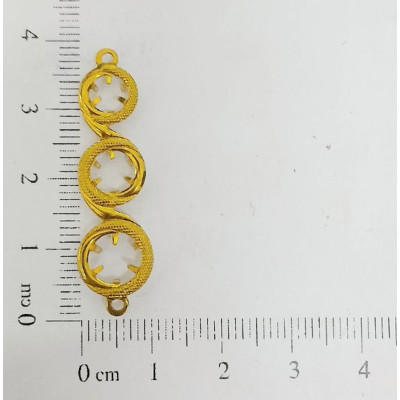 AC LATÃO REDONDO TRIPLO CHATÃO TXT DIREITO 2 ARG