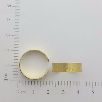 AC LATÃO ANEL REGULAVÉL FINO COROA 2 FUROS