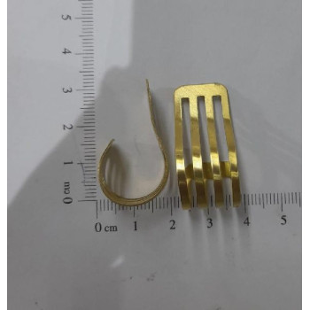 AC LATÃO ARGOLA GOTA  G 4 TIRAS