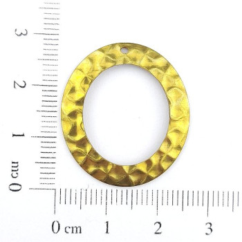 AC LATÃO OVAL G TXT VZD 1 FURO