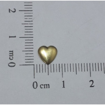 AC LATÃO CORAÇÃO P ABL LISO S/ FURO