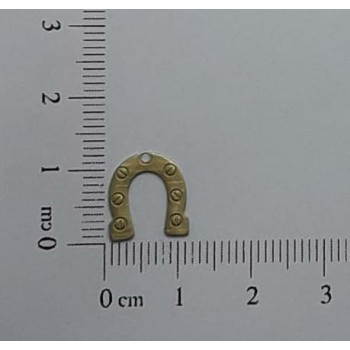 AC LATÃO FERRADURA G 11MM 1 FURO