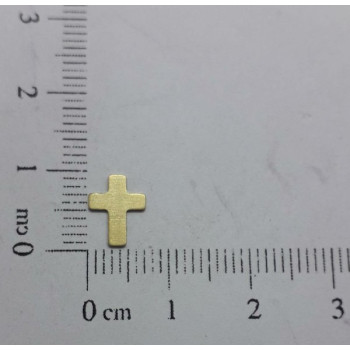 AC LATÃO CRUZ M 9MM LISA RETA S/ FURO